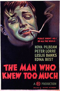<i>The Man Who Knew Too Much</i> (1934 film) 1934 film by Alfred Hitchcock