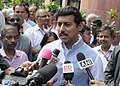 Rajyavardhan Singh Rathore in New Delhi on September 10, 2018