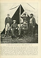 Right foreground Allan Pinkerton aka "Major E.J. Allen" with his operatives: Left to right: George H. Bangs; John G. Babcock; Augustus K. Littlefield. Seated in the left foreground William H. Moore, private Secretary to Edwin M Stanton