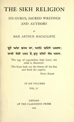 The Sikh Religion, its gurus, sacred writings and authors Vol 4.djvu