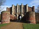 The gatehouse of Thornton Abbey from the outside