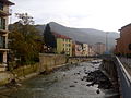 Italiano: Il torrente Ponzema (noto in passato anche come Pensemela) a Campo Ligure.