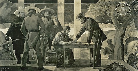 The Treaty of Cahuenga, signed in 1847 by Californio Andrés Pico and American John C. Frémont, ended the U.S. Conquest of California.