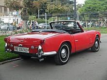 Rear view Triumph Spitfire4 - Morges 2021 - Rear three-quarters.jpg