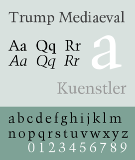 <span class="mw-page-title-main">Trump Mediaeval</span> Typeface