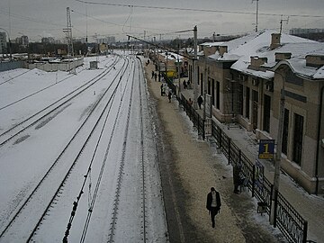 Станція Царицино взимку, 2007 р.