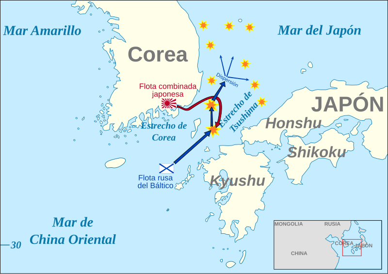 File:Tsushima battle map-es.svg