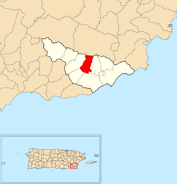 Tumbao, Maunabo, Puerto Rico locator map.png