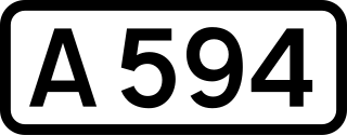 A594 road (Leicester) road in England