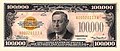The United States of America - 100,000 Dollars, Portrait: Woodrow Wilson