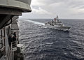 TCG Kemalreis alongside USS Leyte Gulf on 15 November 2014.
