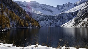 Lower Rotgüldensee with Großem Hafner