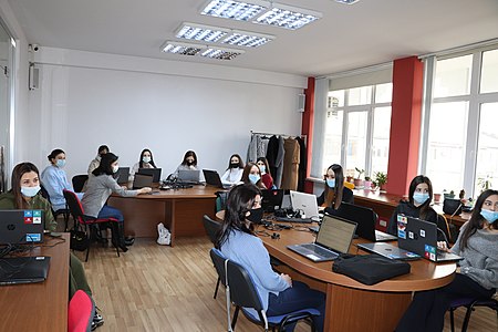 V. Brusov State University students' internship at WMAM 03.jpg