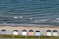 Beach changing room in Vejby, 2018