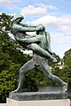 English: Statue on the bridge in the Vigeland sculpture park, Oslo, Norway