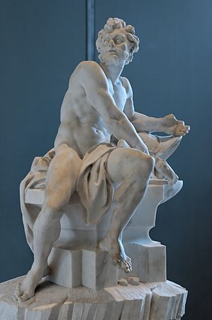 Héphaïstos (Vulcain) par Guillaume Coustou (musée du Louvre).