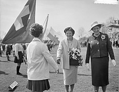 World Conference 1959 in the Wagener Stadium in Amstelveen in the presence of Her Royal Highness Princess Beatrix