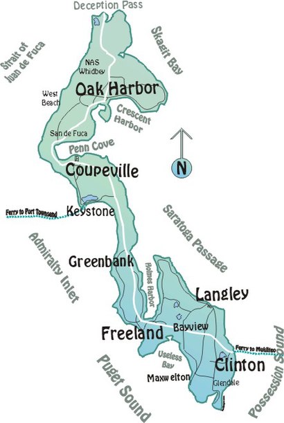 How to get to Whidbey Island with public transit - About the place