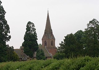 <span class="mw-page-title-main">Wichenford</span> Human settlement in England