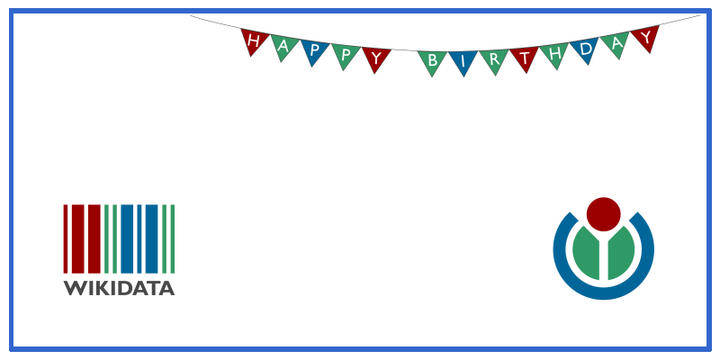 Download File Wikidata 6th Birthday Celebration Banner Svg Wikimedia Commons