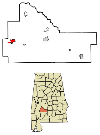 <span class="mw-page-title-main">Pine Hill, Alabama</span> Town in Alabama, United States