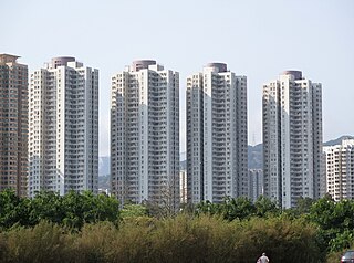 Wing Fai Centre Public housing estate in Fanling, Hong Kong