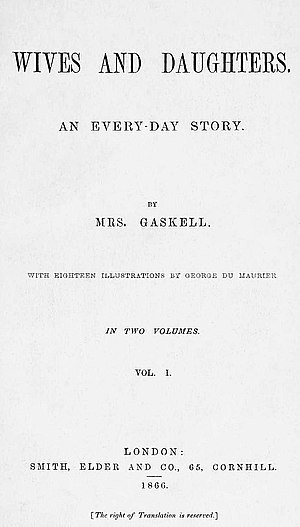 Elizabeth Gaskell: Leben, Literarisches Schaffen und Werk, Werke