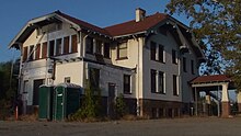 View of the Wolfe Manor in Clovis, CA from the property. Wolfe Manor (Southwest View).JPG