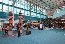 International arrivals lobby in Level 2