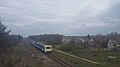 Our train outside Żagań