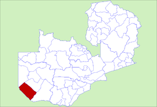 <span class="mw-page-title-main">Shangombo District</span> District in Western Province, Zambia