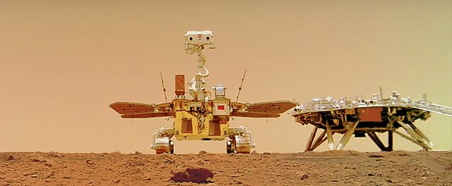 Zhurong rover a Marson