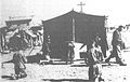 Табірна каплиця облаштована з намету в Белларія-Іджеа-Марина в таборі військовополонених українців (1945-1947)