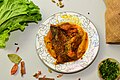 * Nomination Rui Macher Bhuna. By User:Munni Akter Mim --আফতাবুজ্জামান 23:31, 24 January 2024 (UTC) * Decline  Oppose Shallow DoF is fine for food photography, but here none of the main dish is in focus, only the coriander leaves at the bottom right. --BigDom 07:24, 27 January 2024 (UTC)