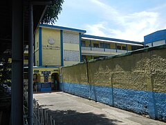 Grade School Building seen in 2016, before the construction of Rev. Fr. Bernardo Torres Gymnasium