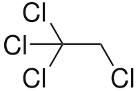 Illustrativt billede af element 1,1,1,2-tetrachlorethan