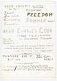 Image 6SNCC advert for the Freedom Summer (from Freedom Summer)