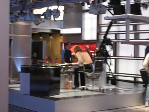 MSNBC's studio in NYC