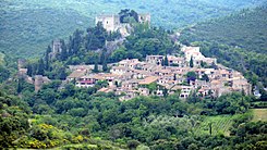 Näkymä Castelnoun kylään.