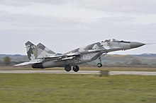 A Ukrainian MiG-29 in 2018