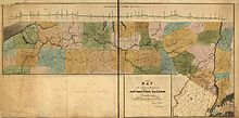 Erie Railroad's 1834 rail line plan 1834 Erie.jpg