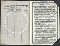 1948-03-05 British Passport Page 32 and Regulations.jpg