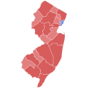 1966 United States Senate election in New Jersey results map by county.svg