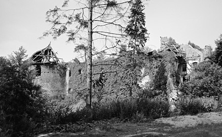 19860806300NR Mechelgrün (Neuensalz) Schloßruine