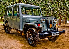 1988 Mahindra CJ 640 DP, Peugeot XDP 4.90 diesel engine - Jeep CJ derived model with 4-door closed body 1988 Mahindra CJ 640 DP 4WD.jpg