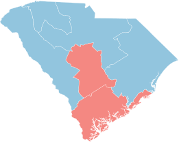 1988 US house elections in South Carolina.svg