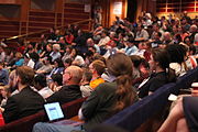 Wikimania 2014, London. Audience at Tretikov Keynote