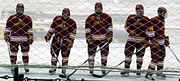 2009-10 Ferris State Bulldogs hockey team starting lineup