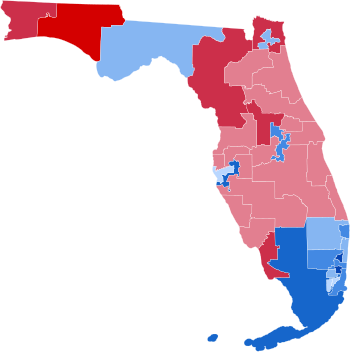 2012 US presidential election in Florida by State Senate districts.svg