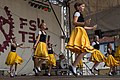 Deutsch: Das Thüringer Folkloretanzensemble auf dem Rudolstadt-Festival 2017. English: The Thüringer Folkloretanzensemble at Rudolstadt-Festival 2017.